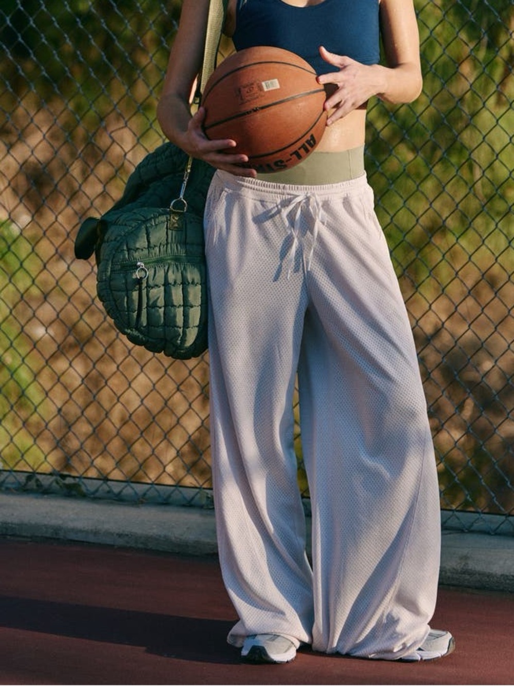 NWOT Free People Overtime Mesh Pants